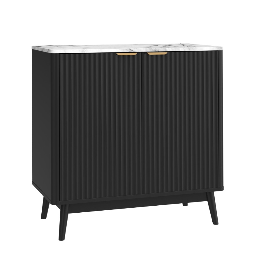 NoirTempo 2 Door Cabinet